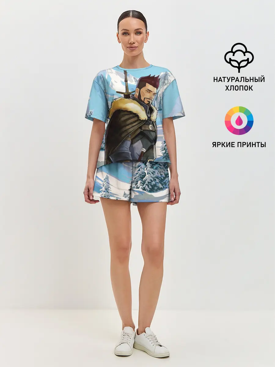 Женская пижама с шортами / Весемир, Ведьмак