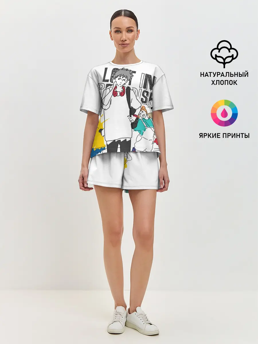 Женская пижама с шортами / Мегуми - Jujutsu Kaisen