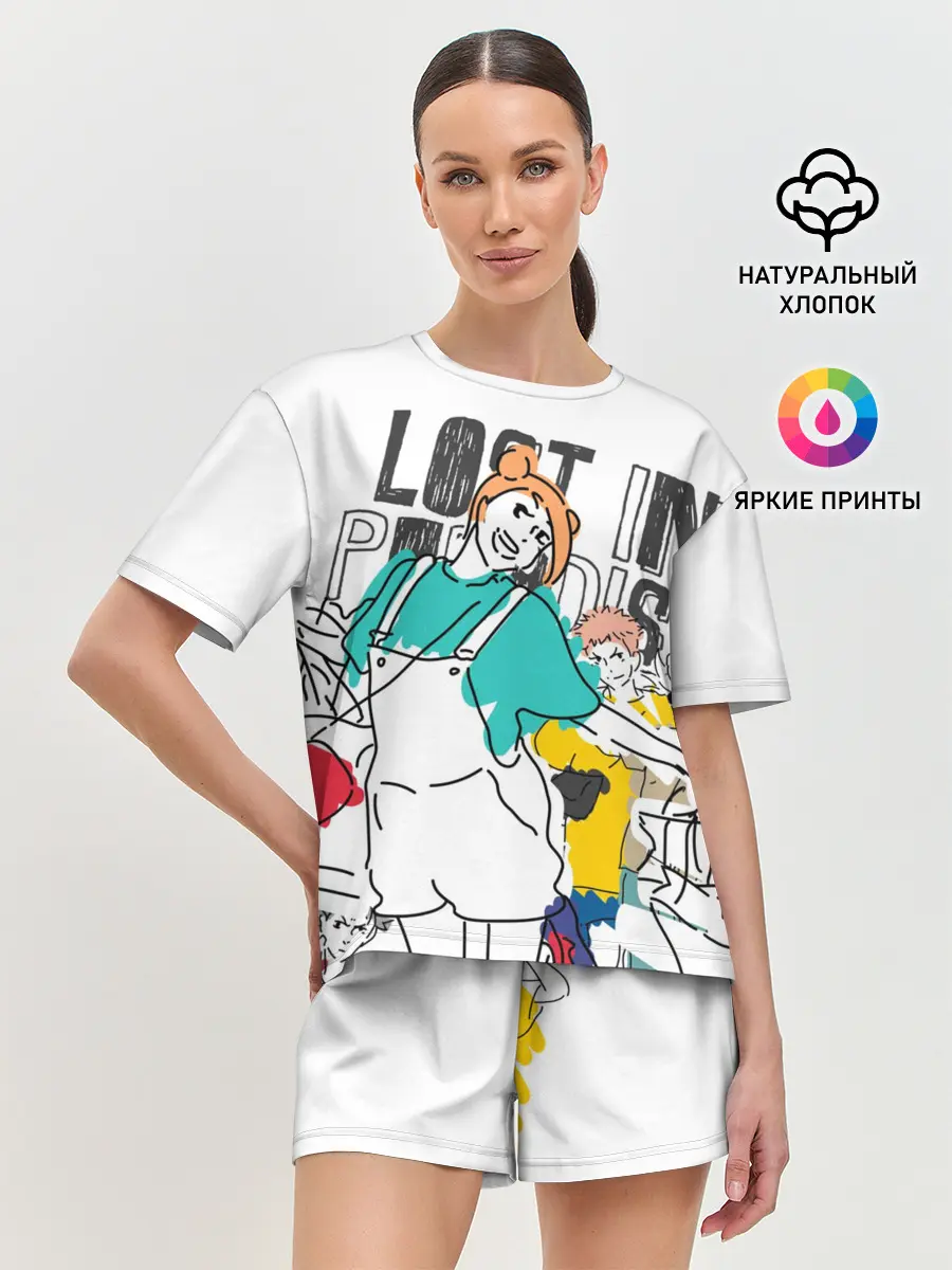 Женская пижама с шортами / Нобара Кугисаки - Jujutsu Kaisen