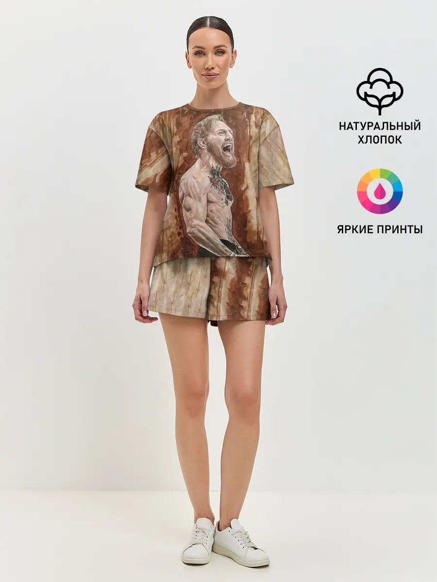 Женская пижама с шортами / Ярость Конора МакГрегора