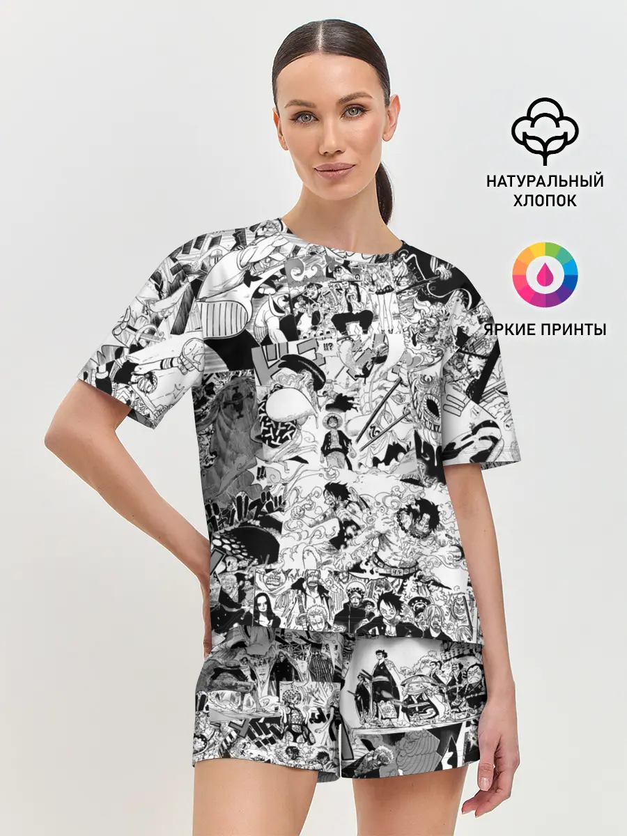 Женская пижама с шортами / One Piece Манга страницы