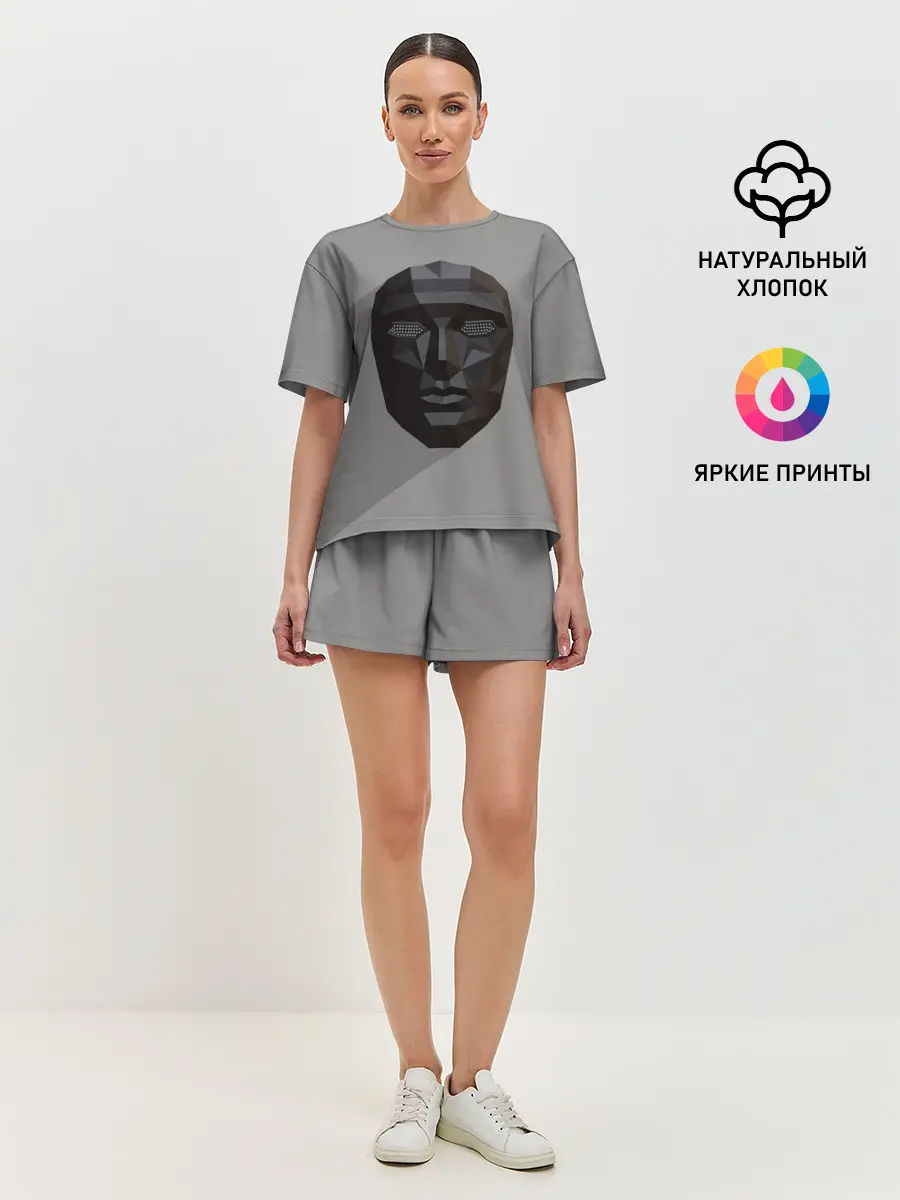 Женская пижама с шортами / ИГРА В КАЛЬМАРА РАСПОРЯДИТЕЛЬ | SQUID GAME