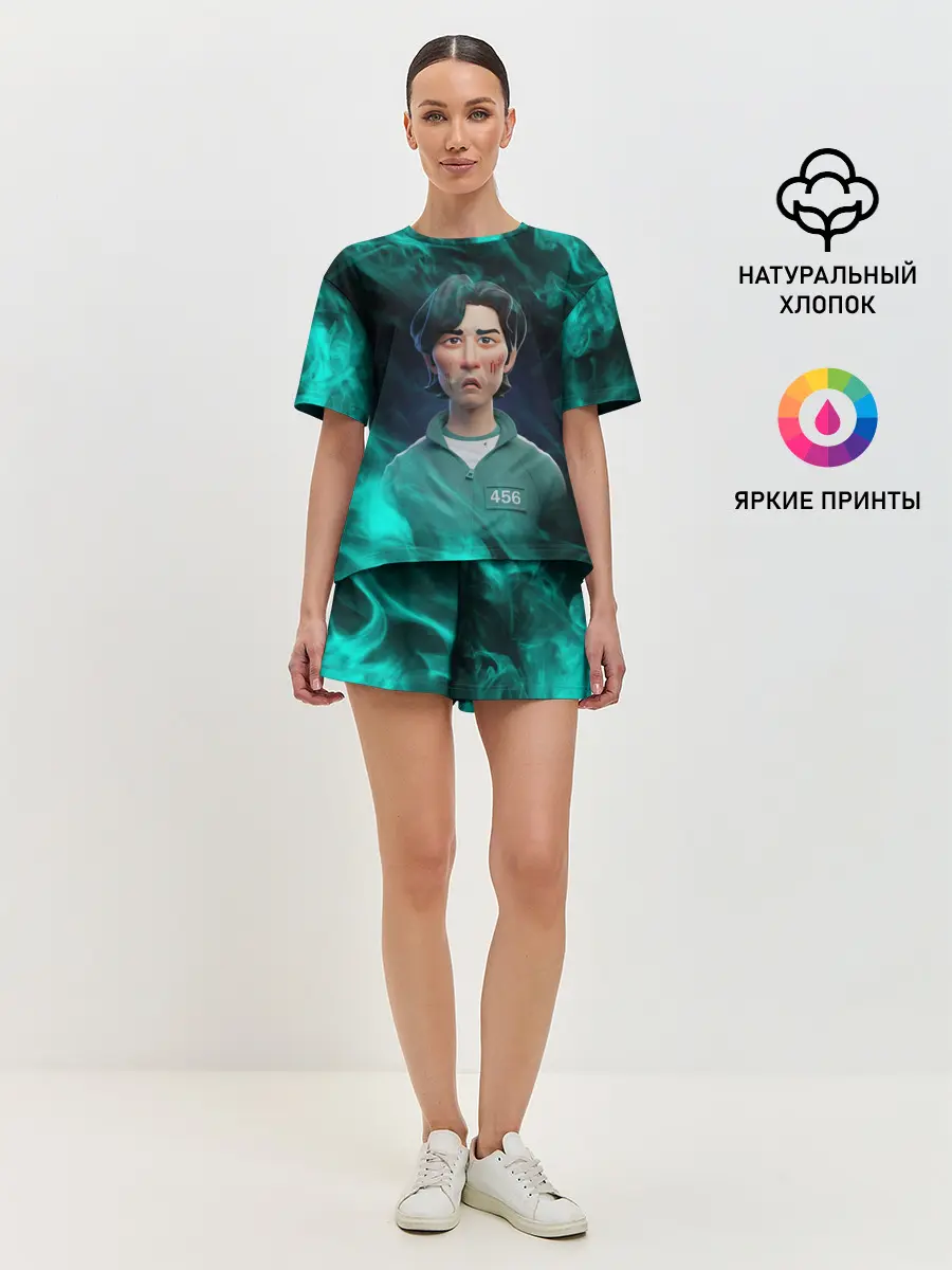 Женская пижама с шортами / Seong Gi-hun | Squid Game