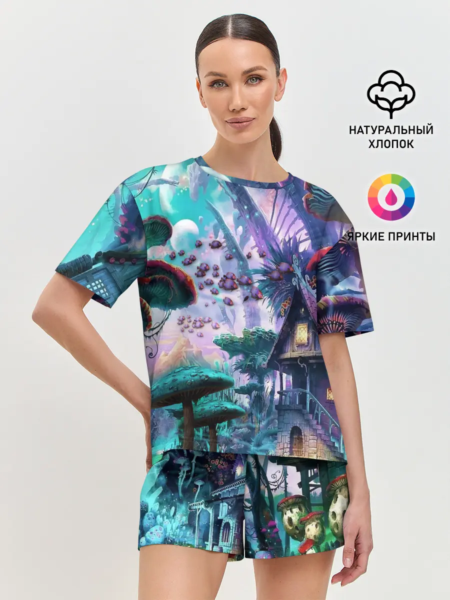 Женская пижама с шортами / FantasyFish