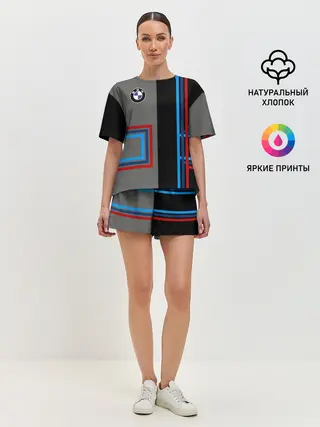 Женская пижама с шортами / Автомобиль BMW | БМВ