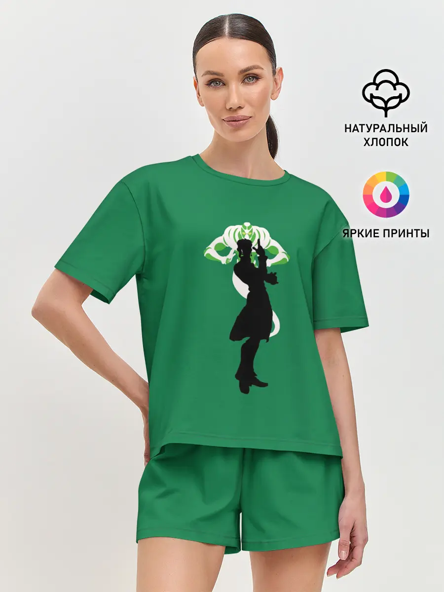 Женская пижама с шортами / Kakyoin. Jo Jo