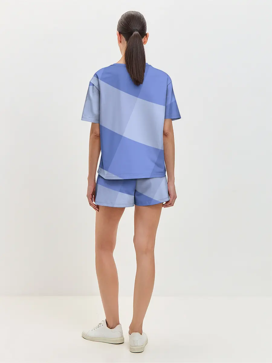 Женская пижама с шортами / Теплый минимализм