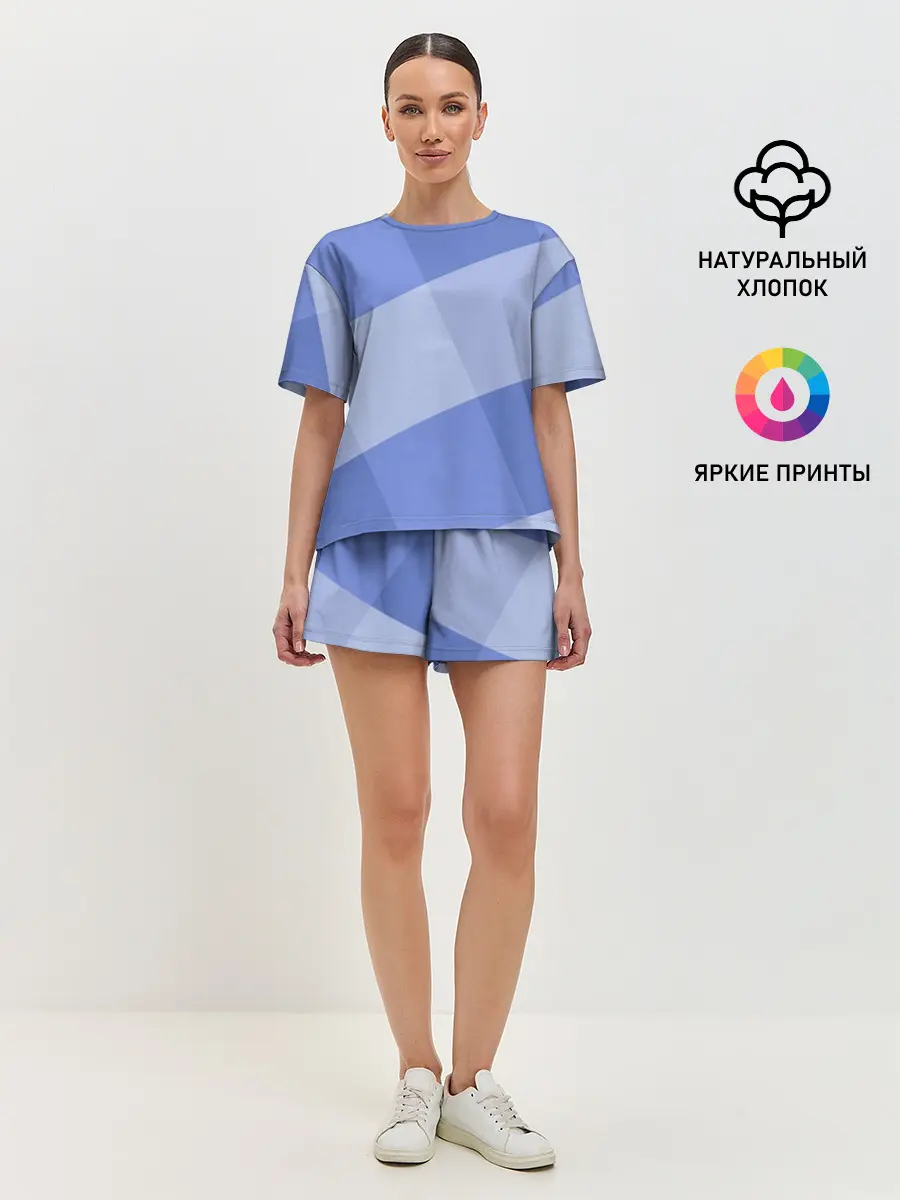 Женская пижама с шортами / Теплый минимализм