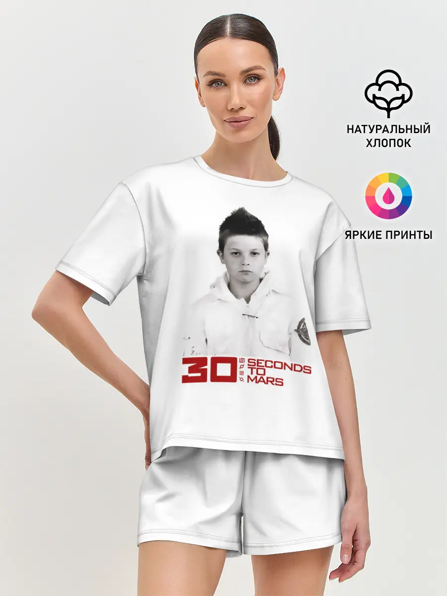 Женская пижама с шортами / 30 Seconds to Mars дебютный альбом