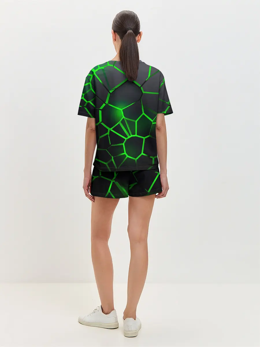 Женская пижама с шортами / 3D плиты с подсветкой Шкода
