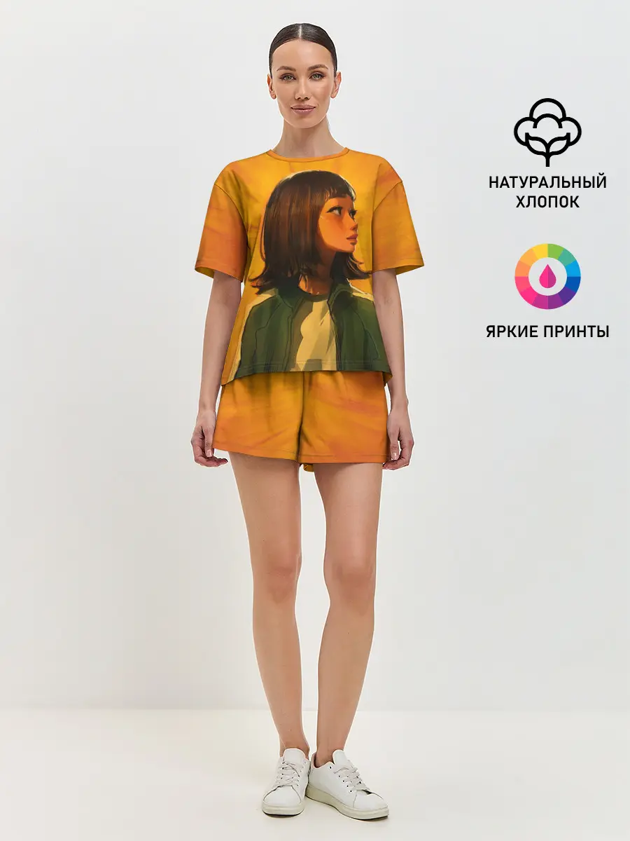 Женская пижама с шортами / 240 | Чи Ён