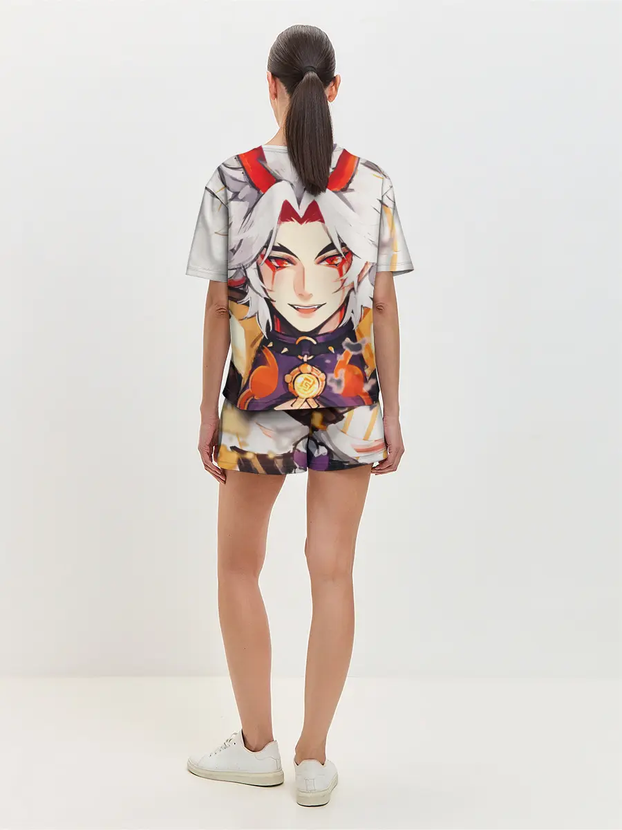 Женская пижама с шортами / Arataki Itto Genshin Impact