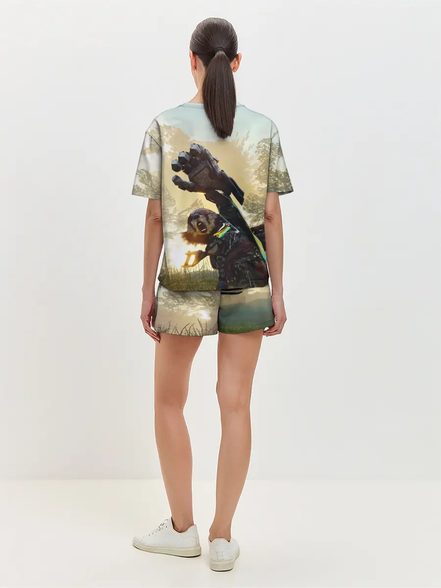 Женская пижама с шортами / Biomutant | Биомутант рука