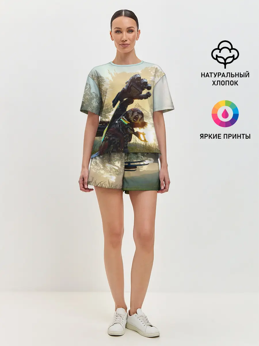 Женская пижама с шортами / Biomutant | Биомутант рука