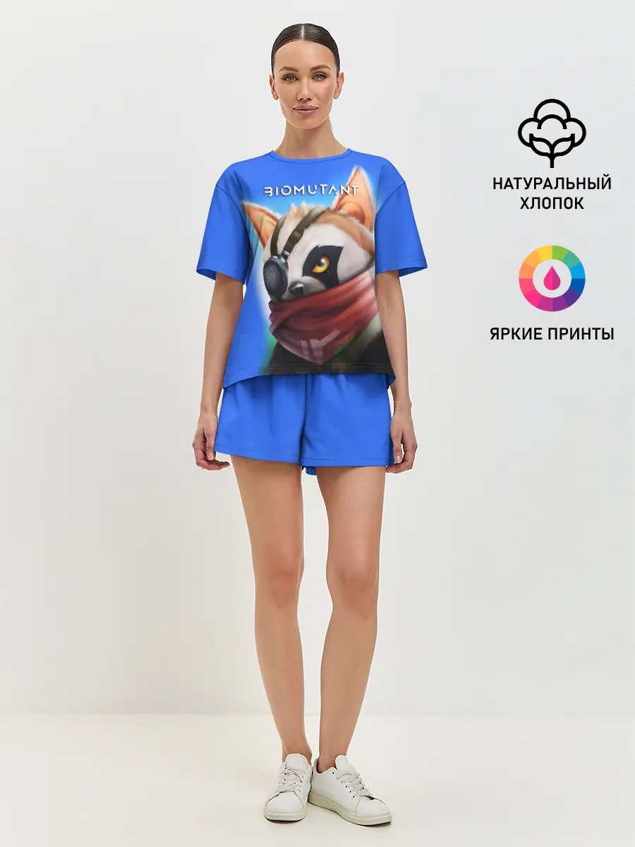 Женская пижама с шортами / Biomutant | Биомутант рисунок