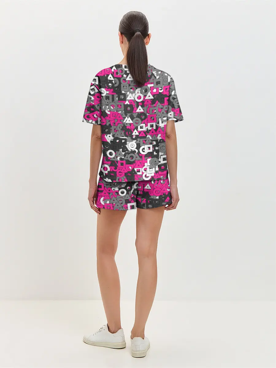 Женская пижама с шортами / Squid Game Camo