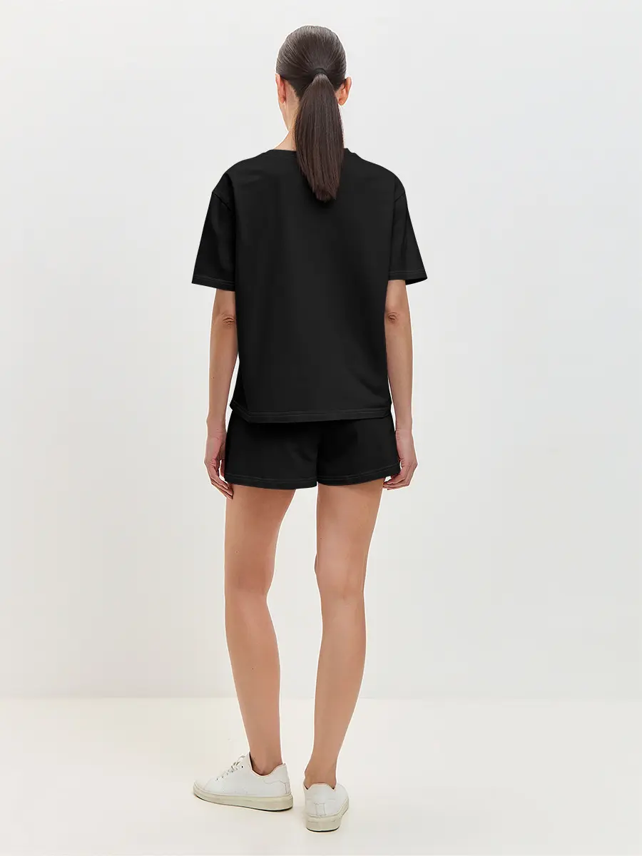 Женская пижама с шортами / Travis in black