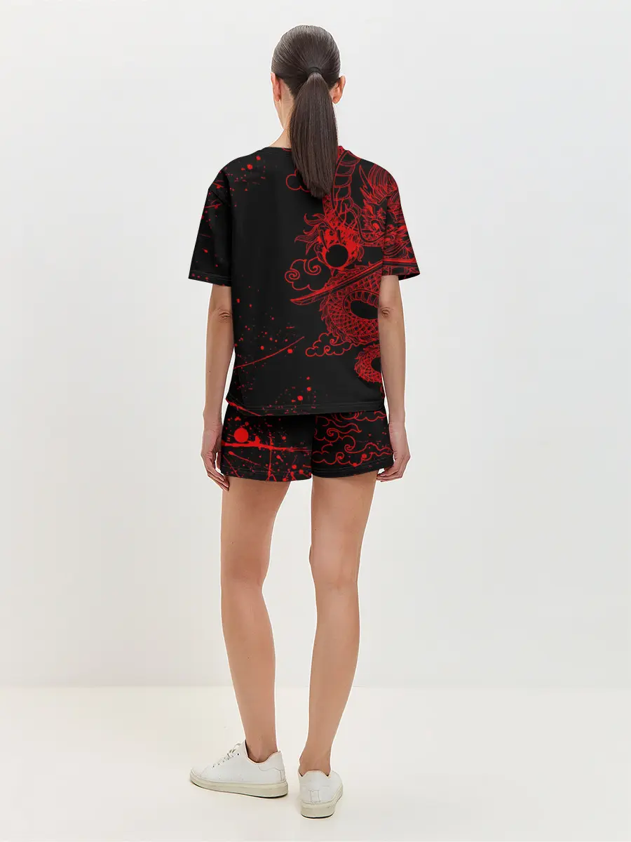 Женская пижама с шортами / ТОКИЙСКИЕ МСТИТЕЛИ КРАСНЫЙ ДРАКОН
