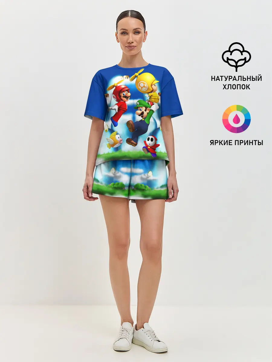 Женская пижама с шортами / SuperFlyMario