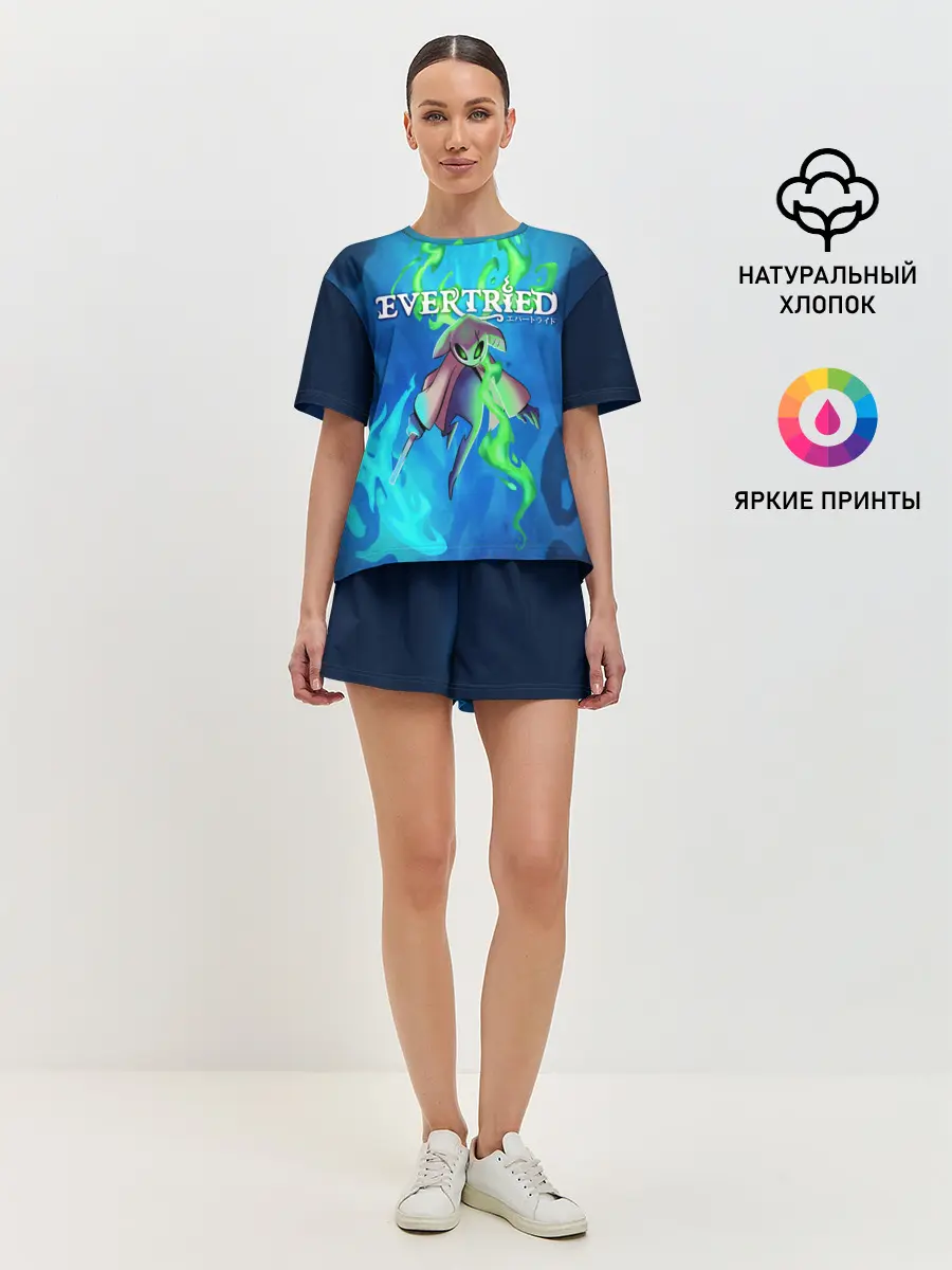 Женская пижама с шортами / EVERTRIED РОЛЕВАЯ ИГРА