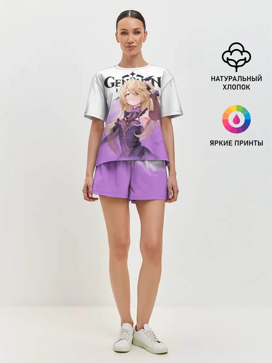 Женская пижама с шортами / ФИШЛЬ