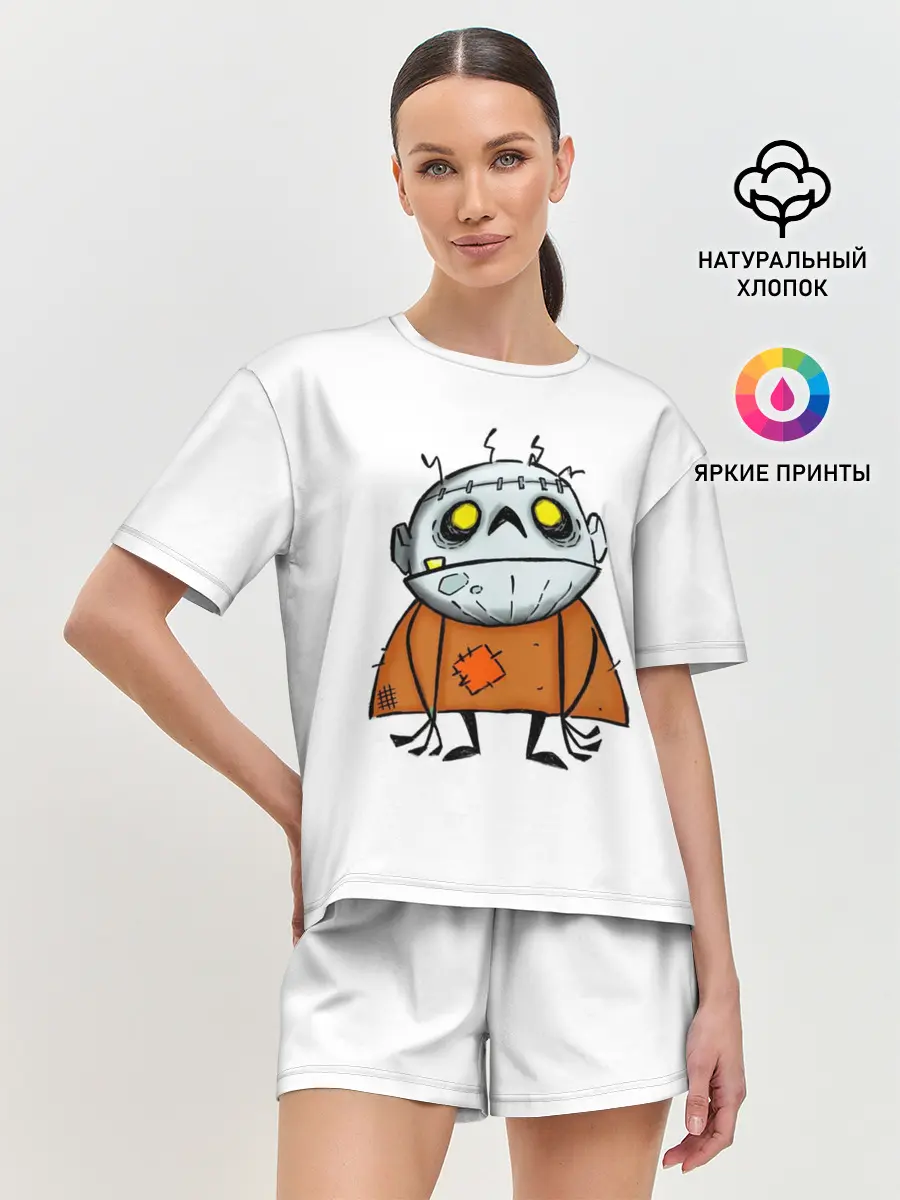 Женская пижама с шортами / чудиже франкенштейн
