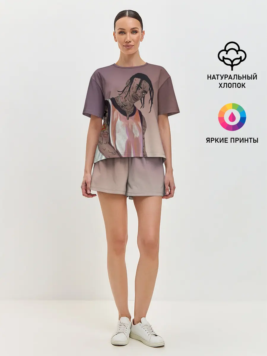 Женская пижама с шортами / Потёкший Тревис
