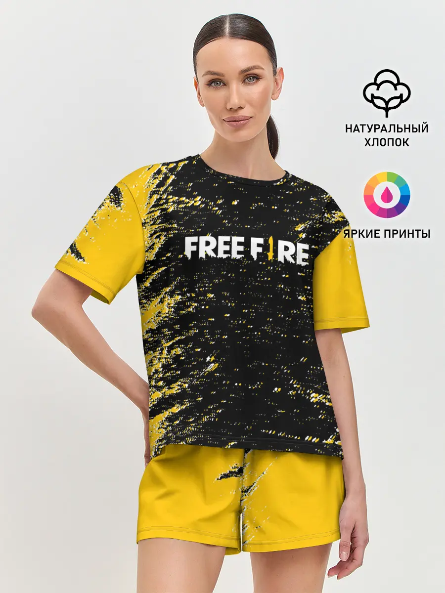 Женская пижама с шортами / Garena Free Fire - День Booyah.
