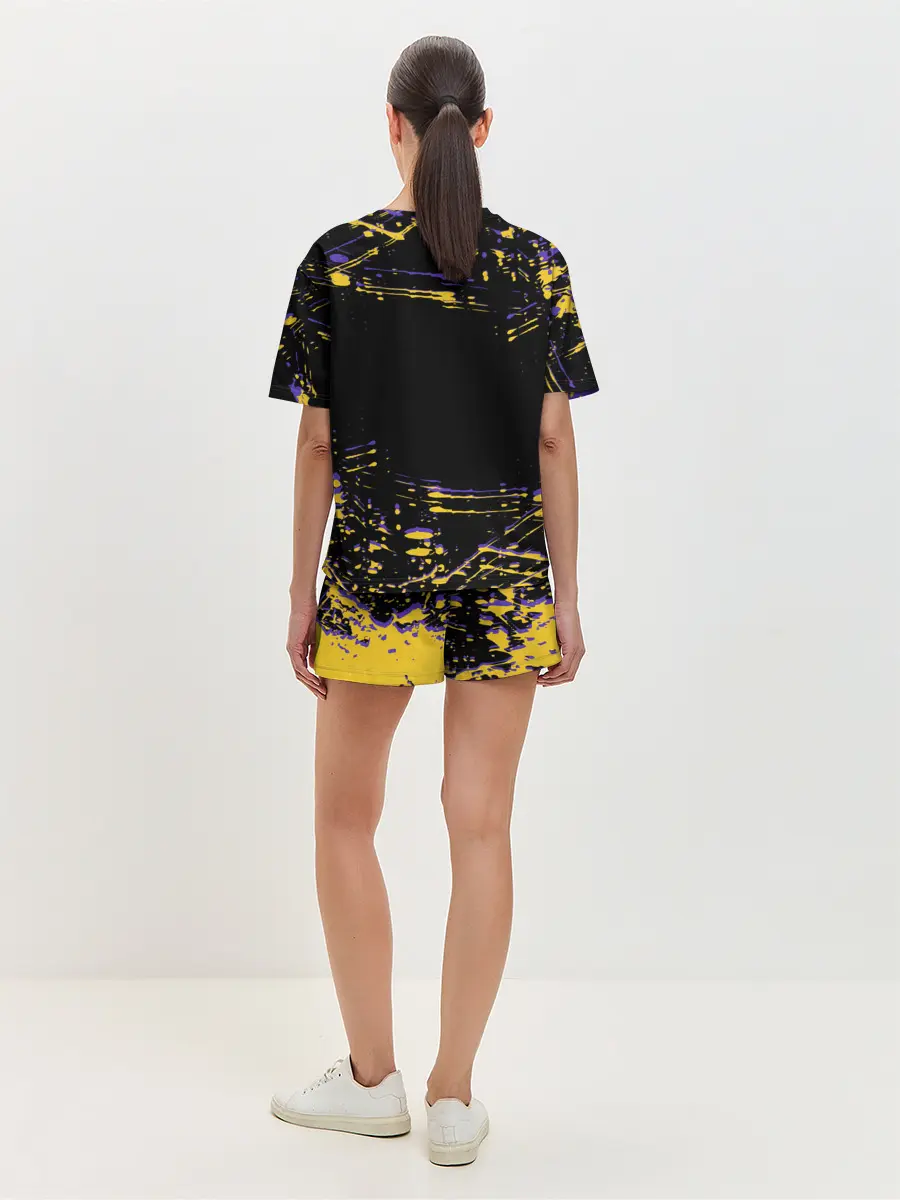 Женская пижама с шортами / Los angeles lakers NBA