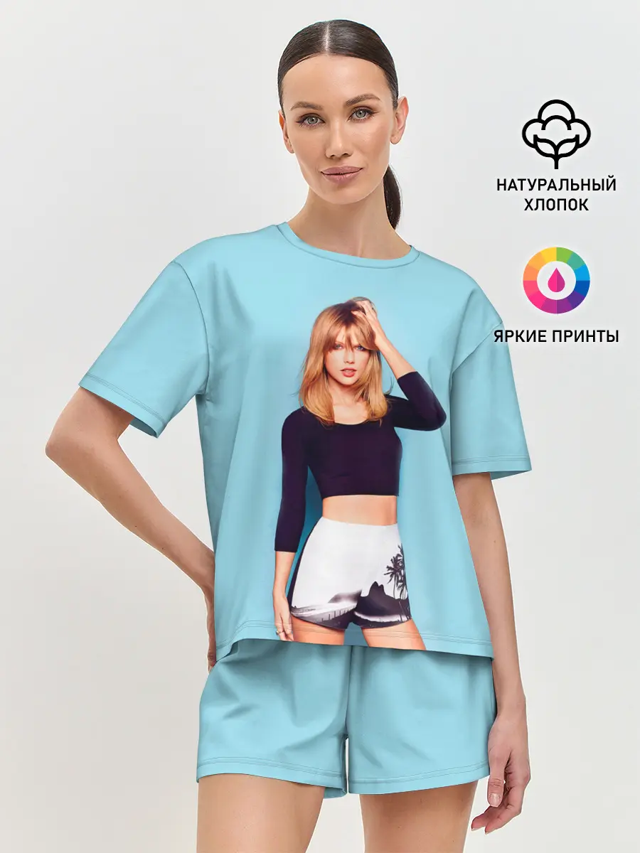 Женская пижама с шортами / Взгляд Тейлор