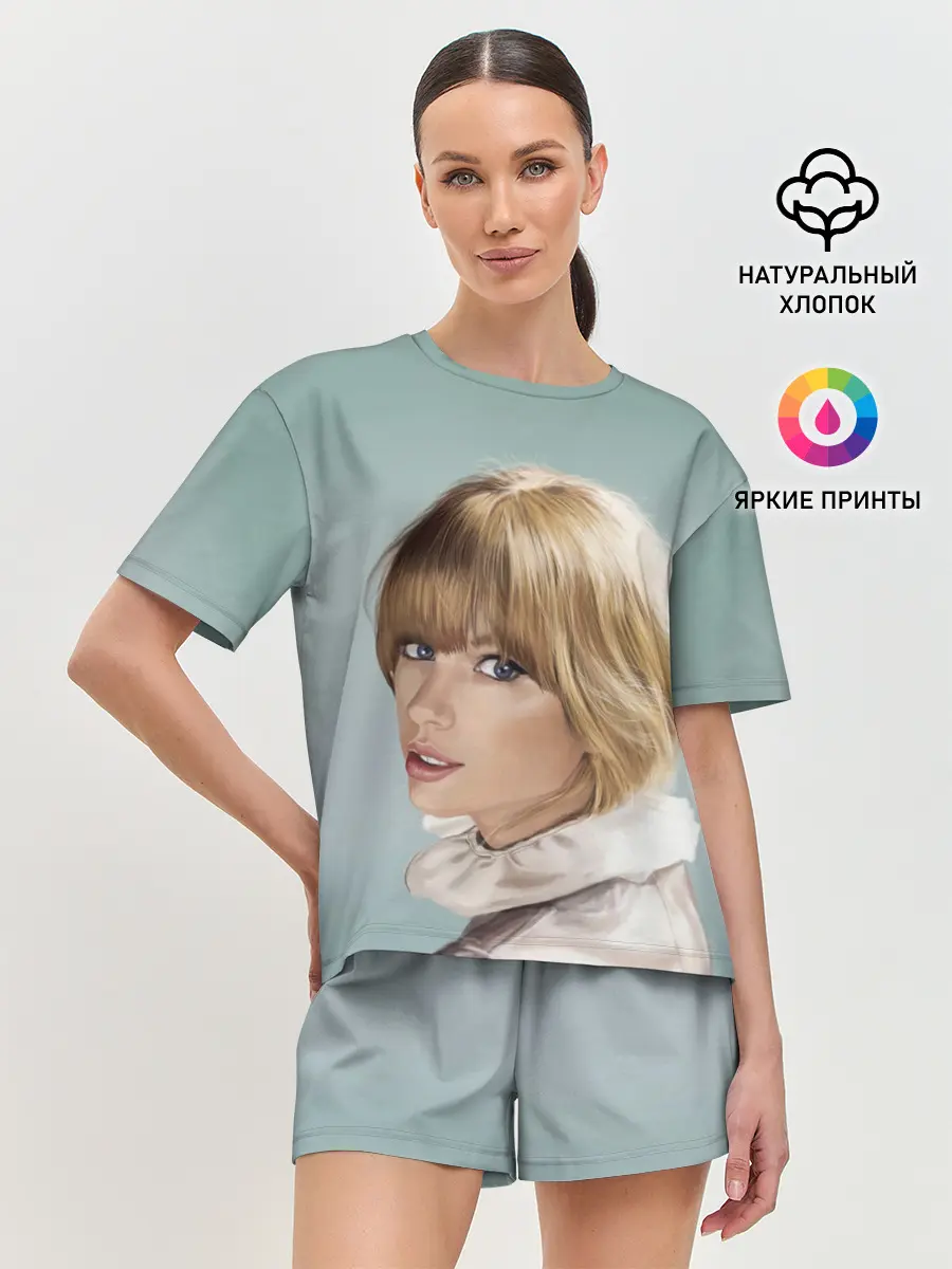 Женская пижама с шортами / Обворожительная Тейлор