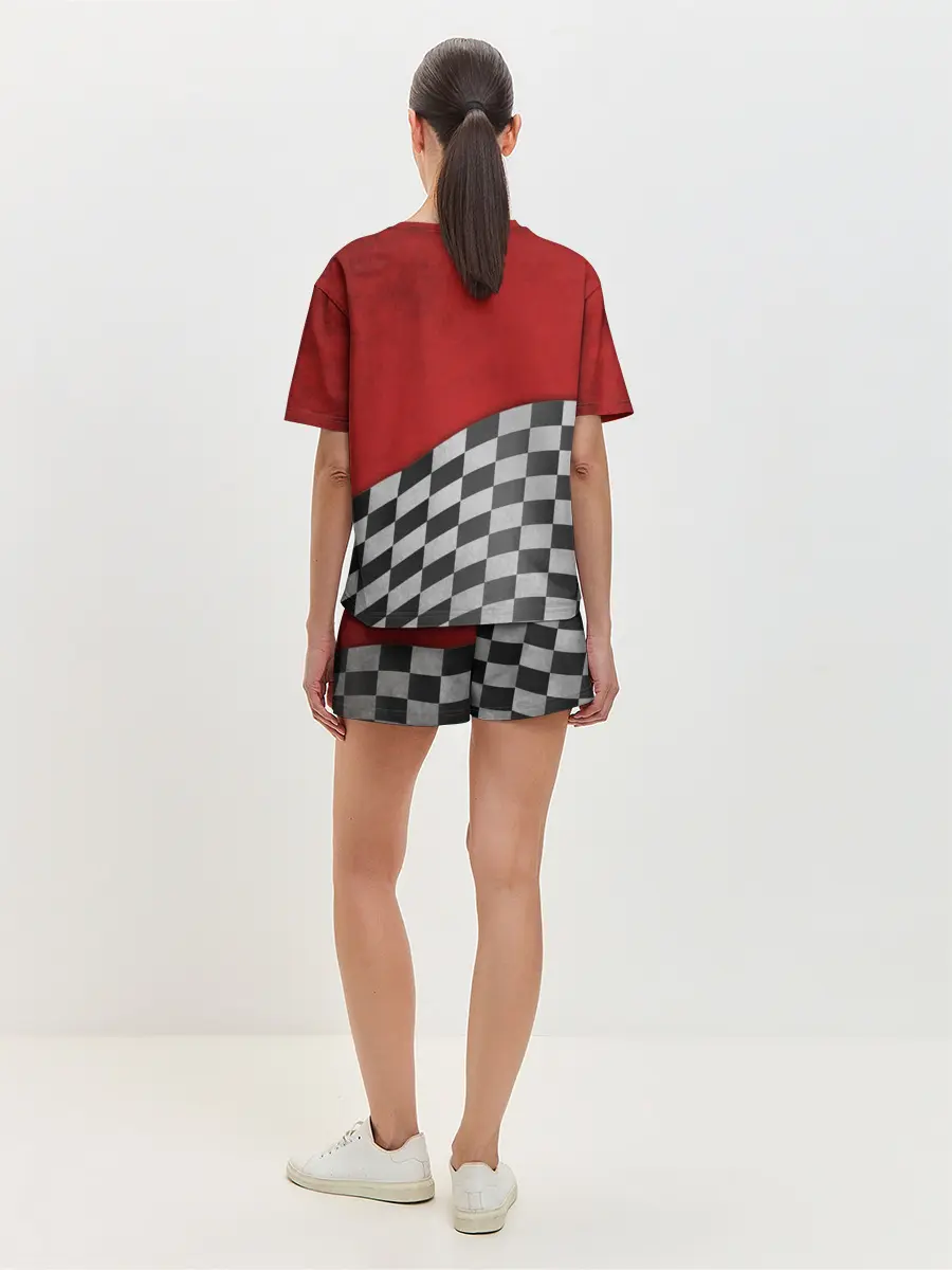 Женская пижама с шортами / Финиш