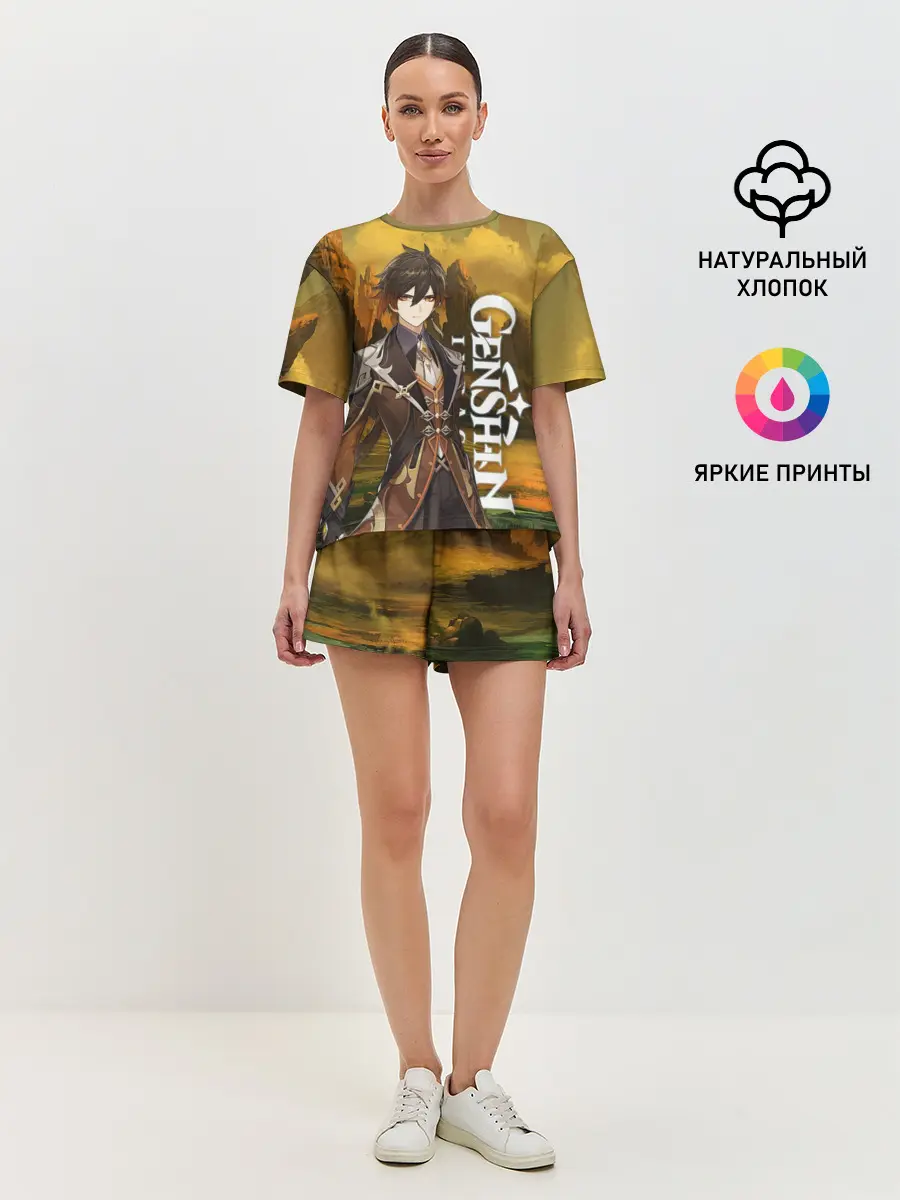 Женская пижама с шортами / Zhong Li