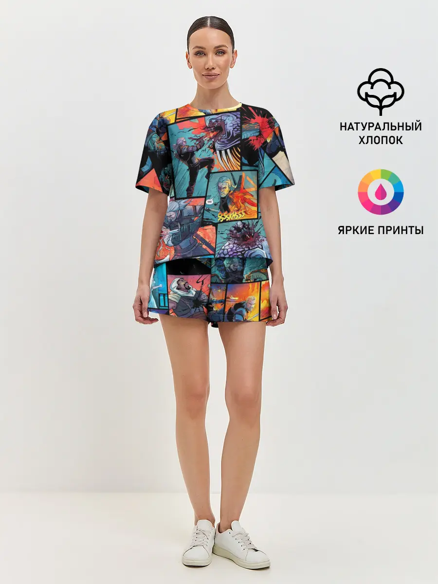Женская пижама с шортами / Ведьмак / The Witcher