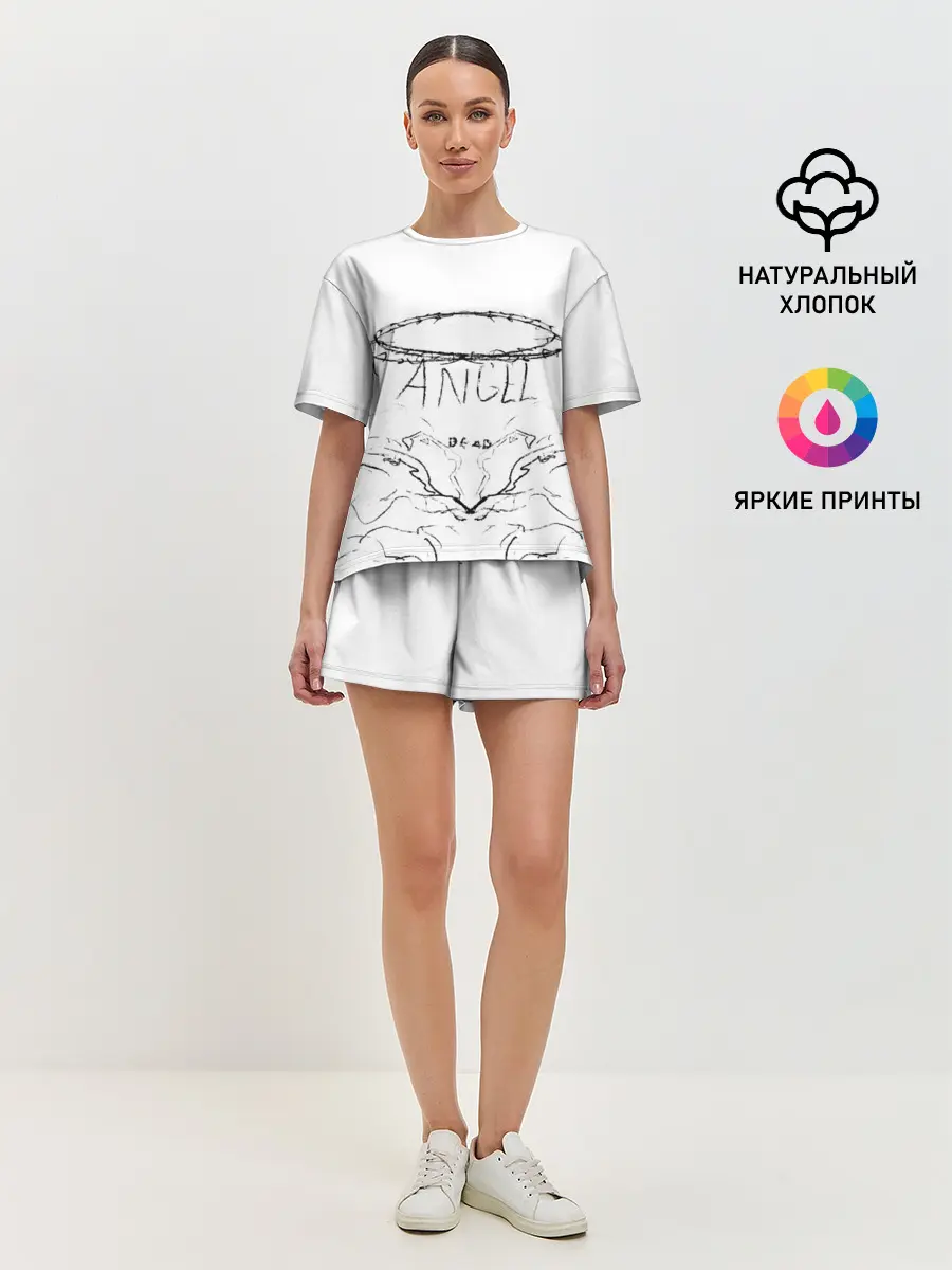 Женская пижама с шортами / Angel of dead
