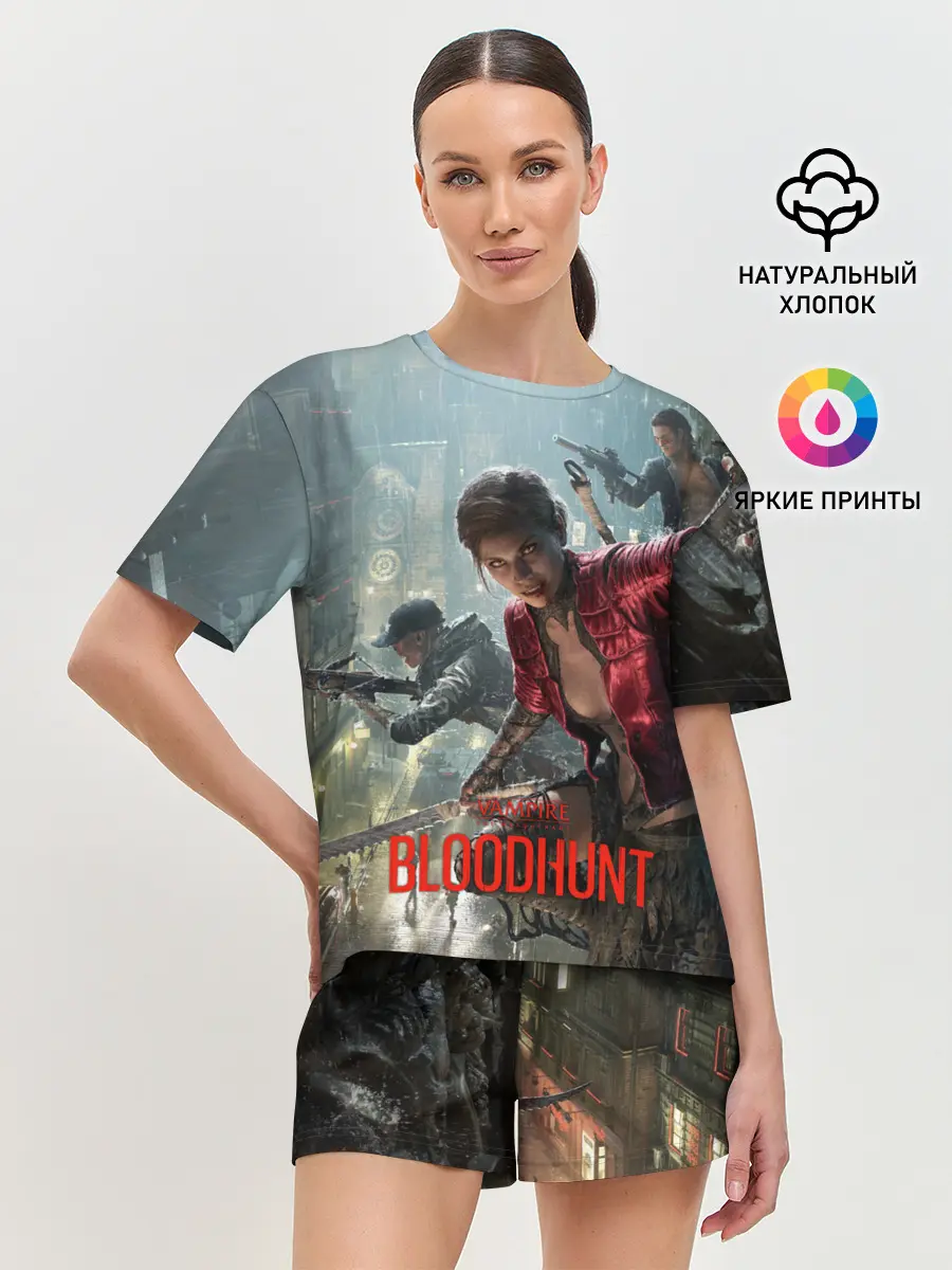 Женская пижама с шортами / Vampire: The Masquerade - Bloodhunt