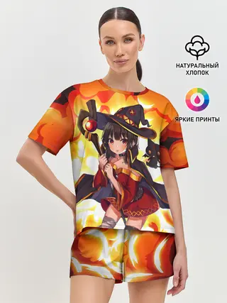 Женская пижама с шортами / MeguminYunyun