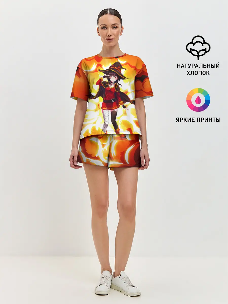 Женская пижама с шортами / MeguminKonoSuba