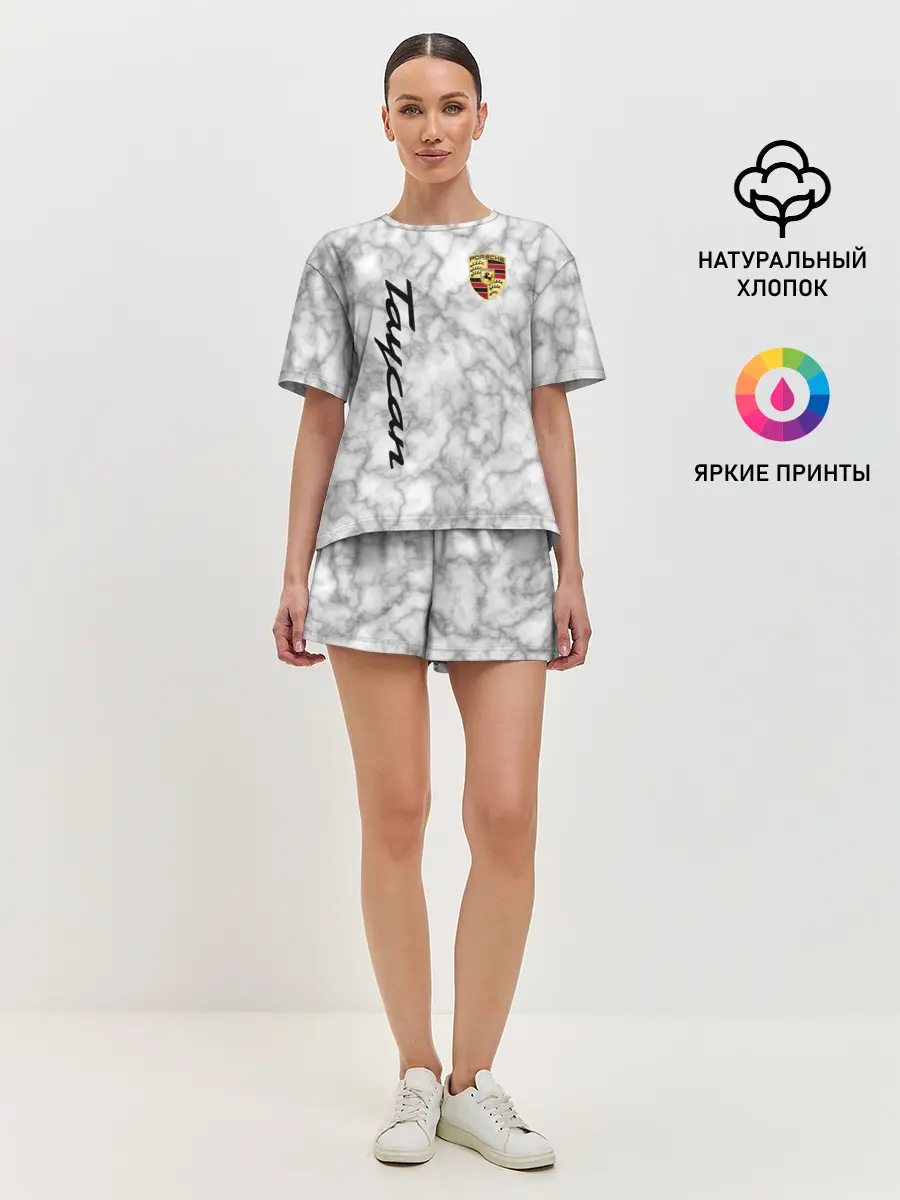 Женская пижама с шортами / [Porsche Taycan] Как у Литвина