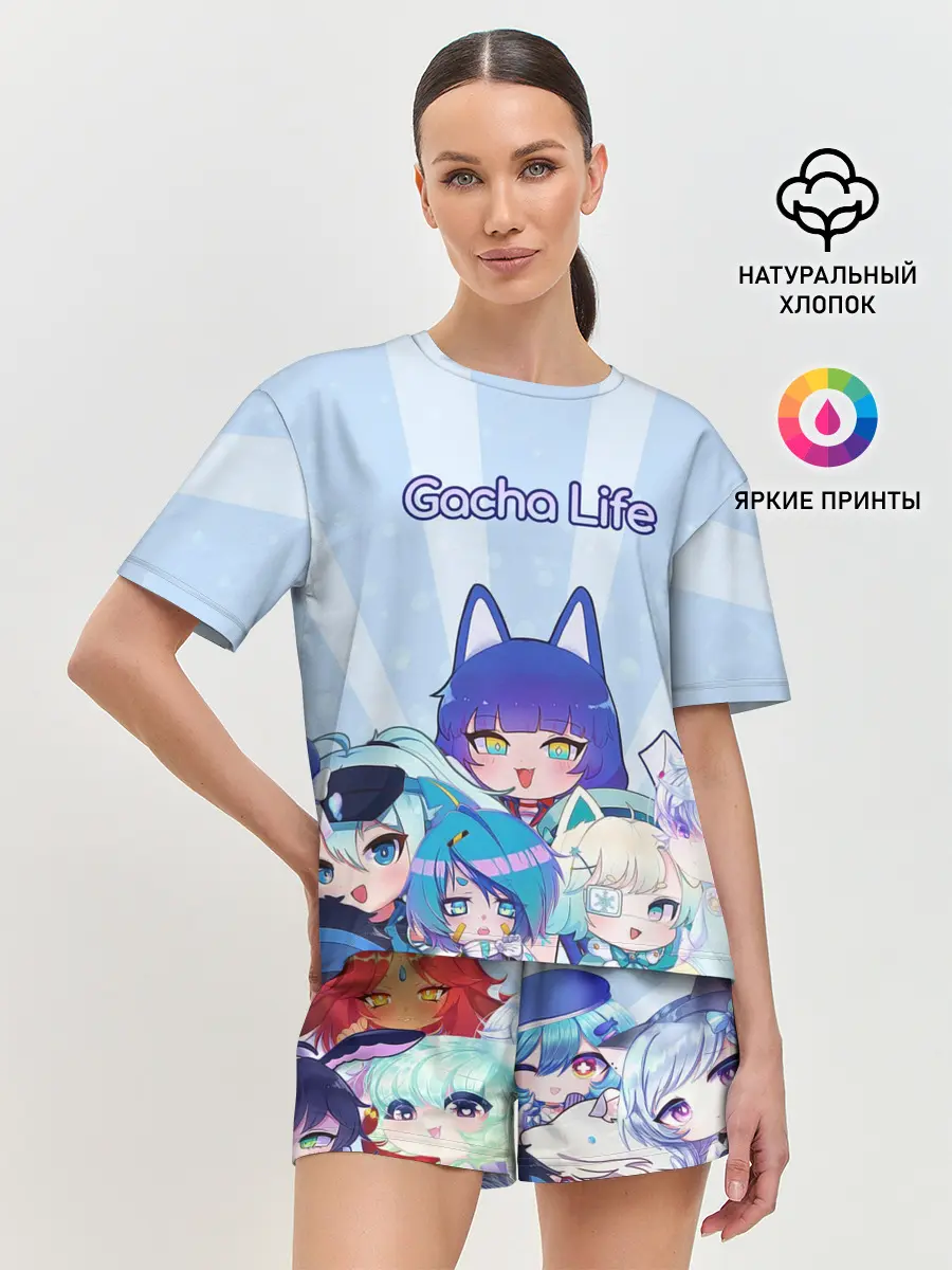 Женская пижама с шортами / Gacha Club Character