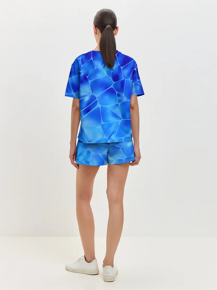 Женская пижама с шортами / Ice Under Water