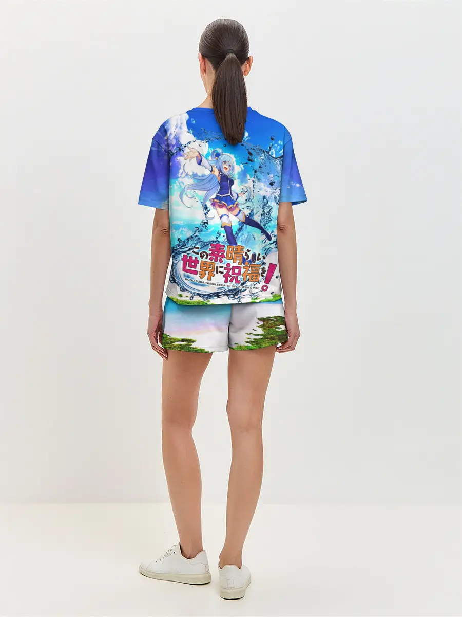 Женская пижама с шортами / Aqua Beach