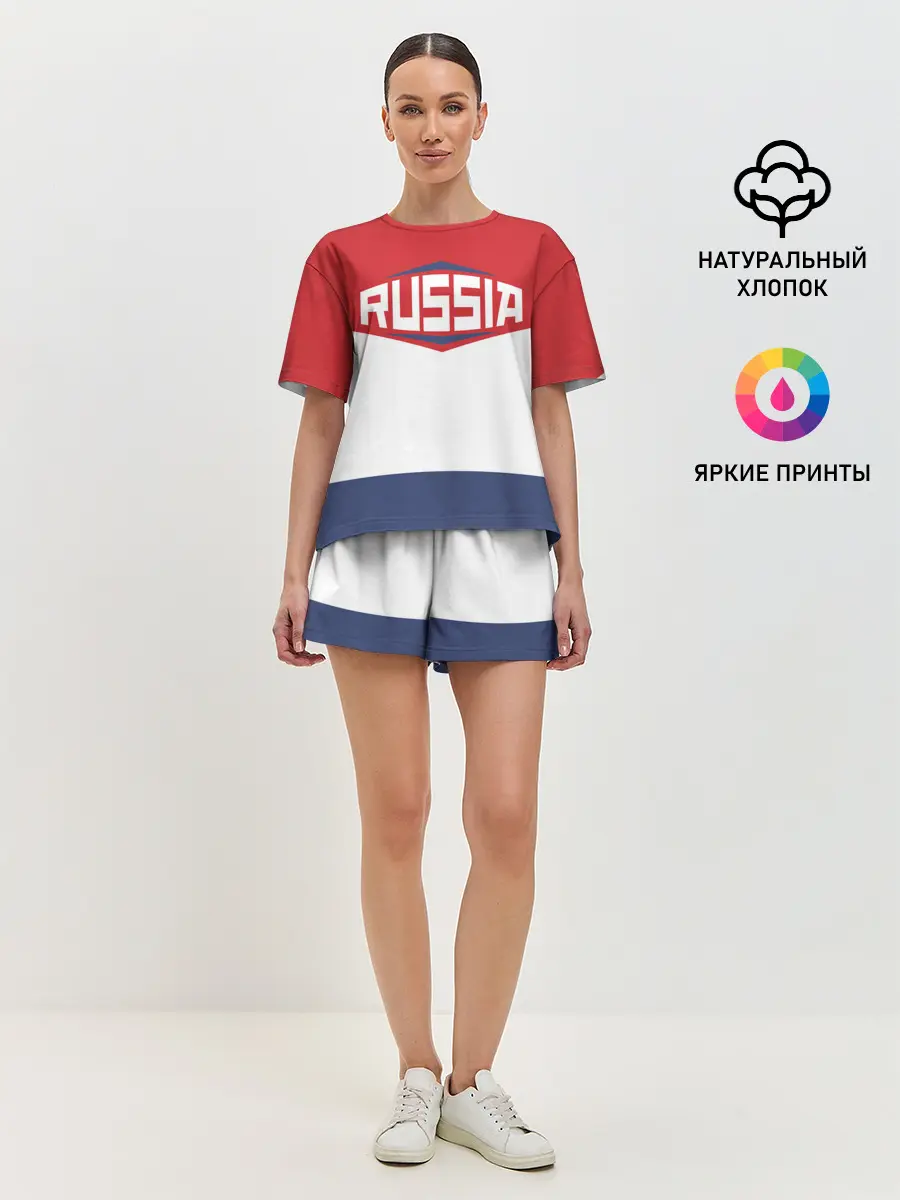 Женская пижама с шортами / Russia