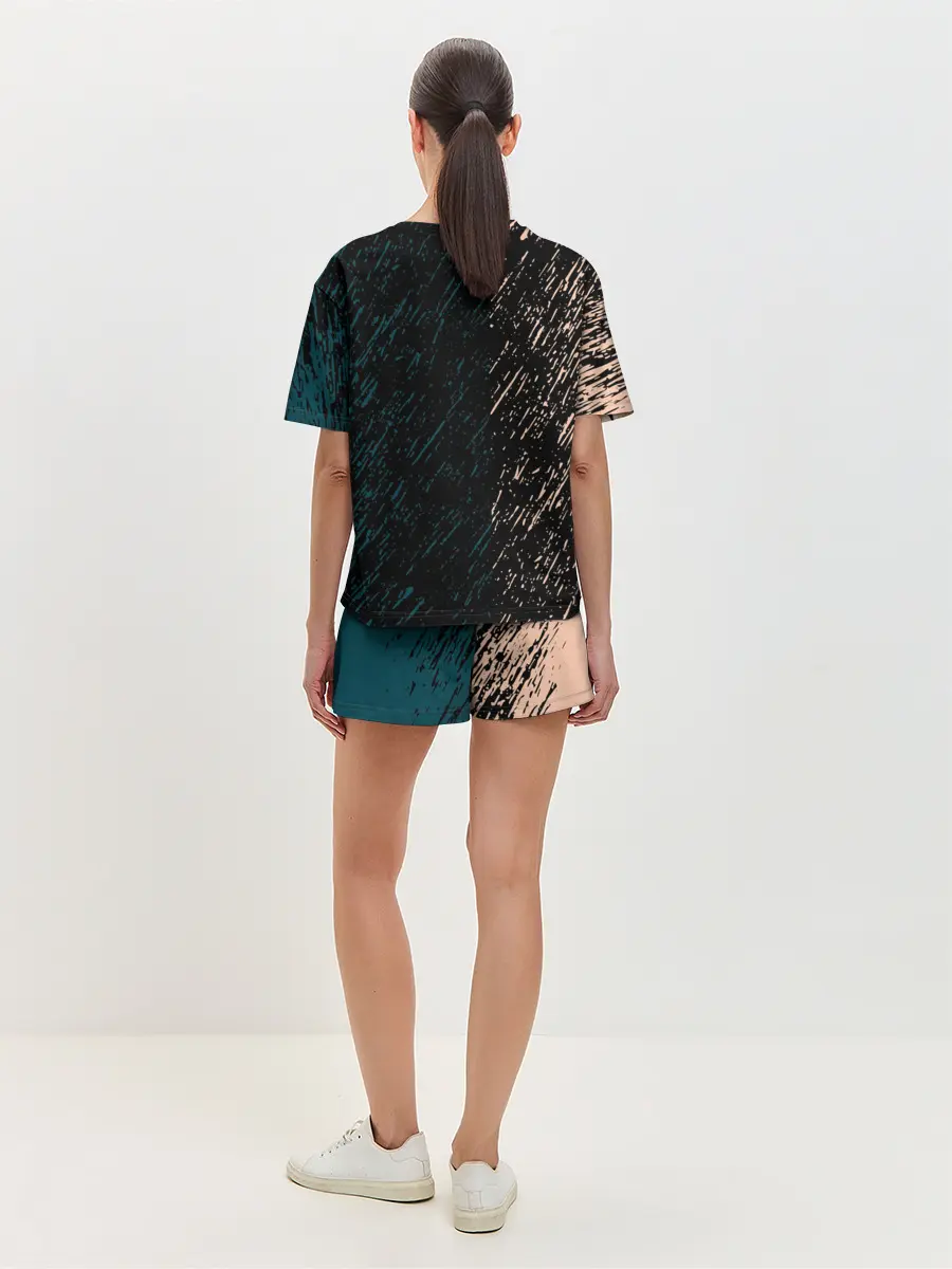 Женская пижама с шортами / Among us в Игре в кальмара