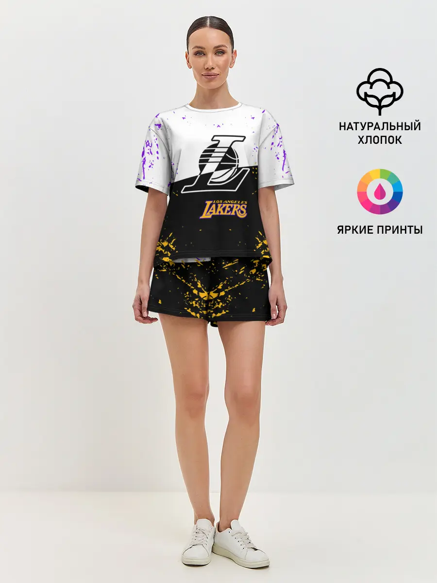 Женская пижама с шортами / Коби Брайант Los Angeles Lakers,