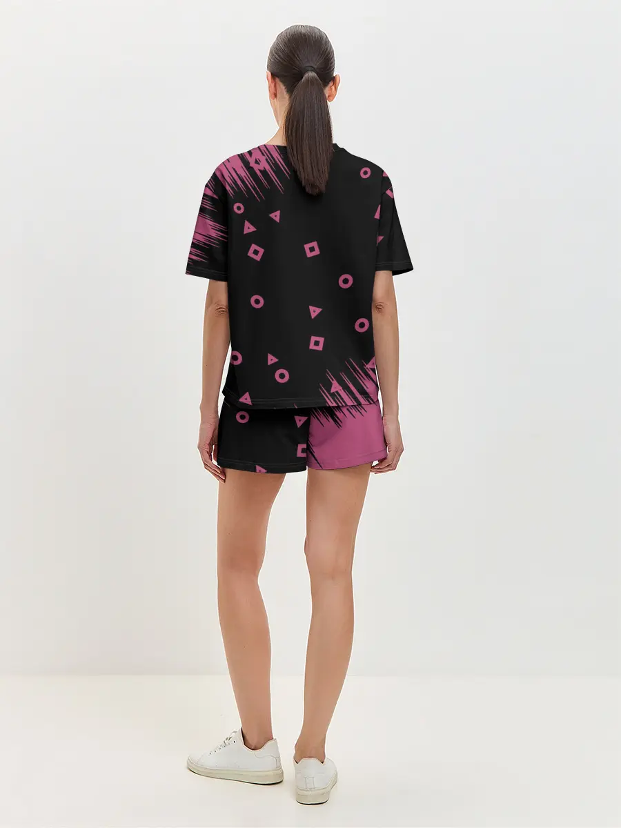 Женская пижама с шортами / Игра в кальмара | КАЛЬМАР,