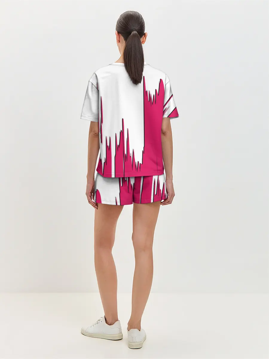 Женская пижама с шортами / Squid Game | among us / Люди в масках,