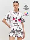 Женская пижама с шортами / игра в кальмара злодеи