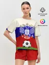 Женская пижама с шортами / Российский футбол