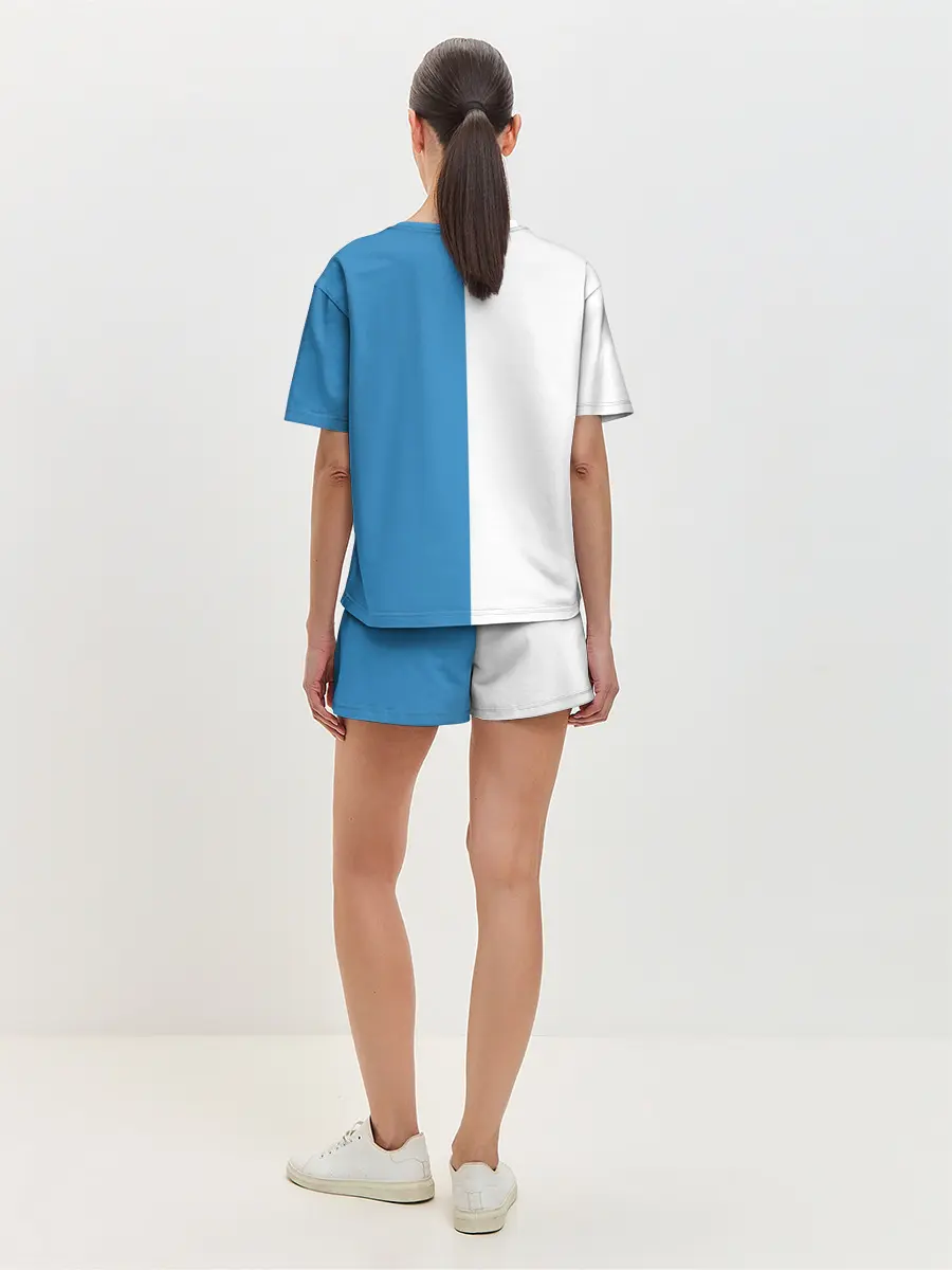 Женская пижама с шортами / Крутые Санта и Олень